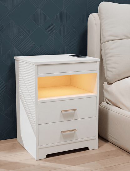 Nuit Forte™ Nightstand with Sliding Secret Compartment — The Hiding Place No One Sees.