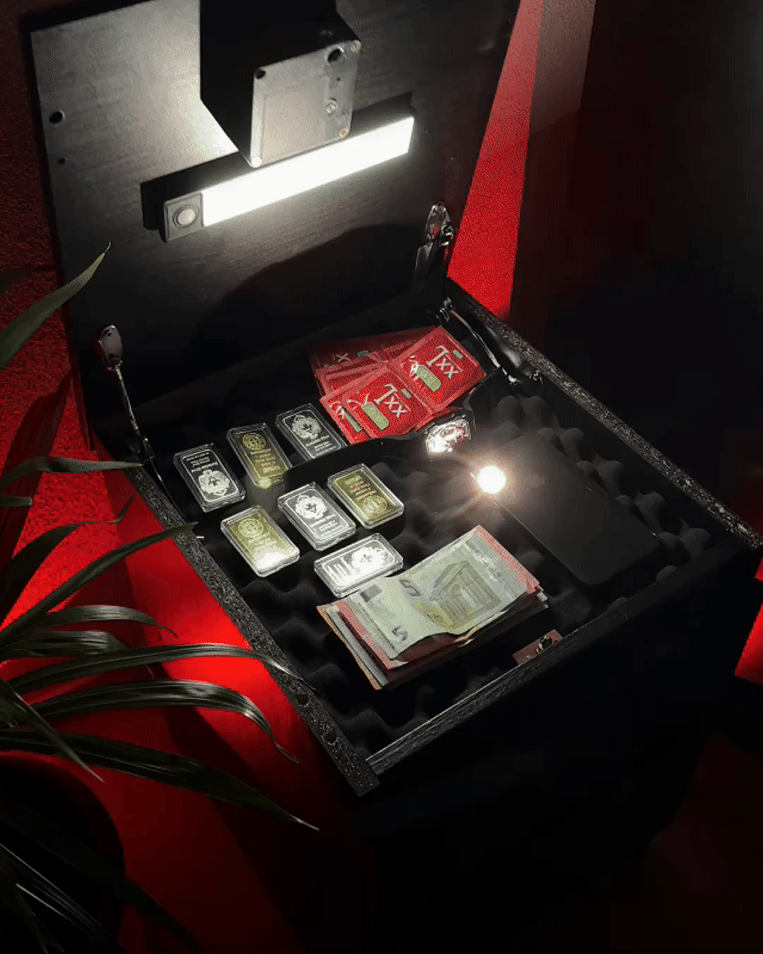 Nuit Forte™ Nightstand with Secret Compartment — Invisible. Secure. Always with you.